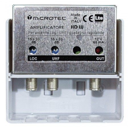 AMPLIFICATORE 1 LOG+1 UHF LTE 29dB