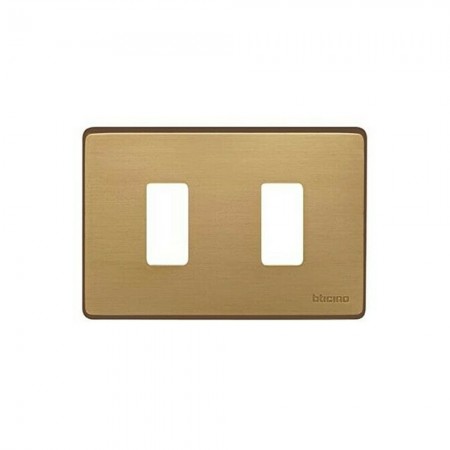 PLACCA A PRESSIONE 2 POSTI BRONZO MAGIC