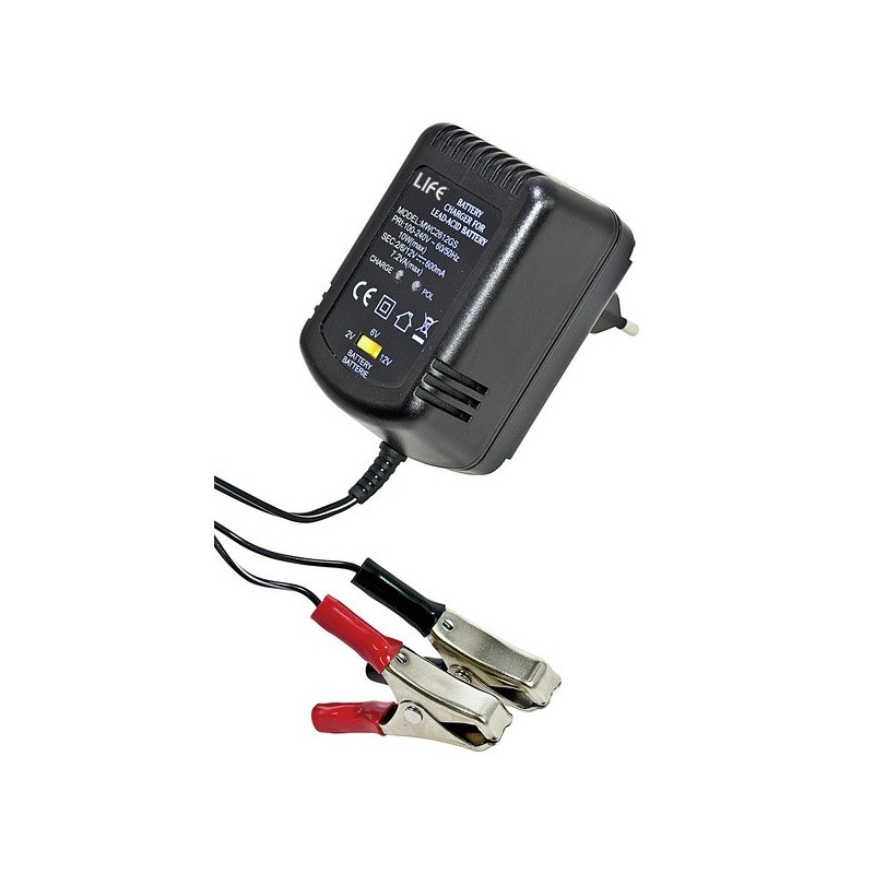 CARICABATTERIE PER BATTERIE AL PIOMBO 2-6-12V