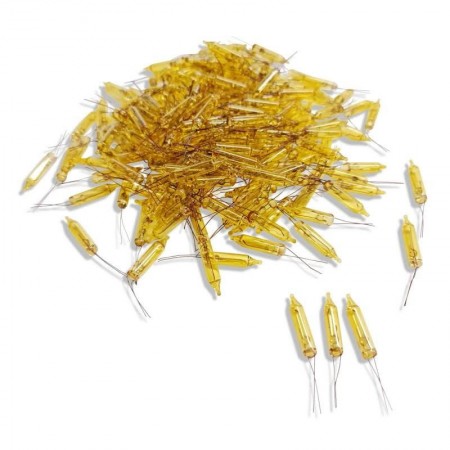 LAMPADINA A PISELLINO 12V GIALLO