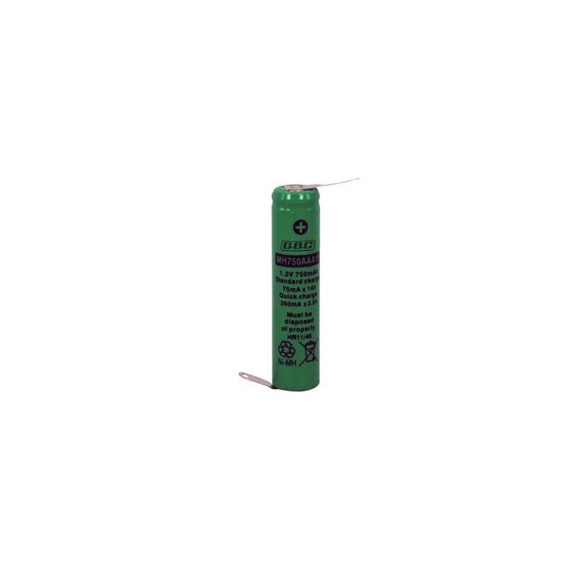 ELEMENTO RICARICABILE MINISTILO 1,2 VOLT 800ma (38.0490.21)