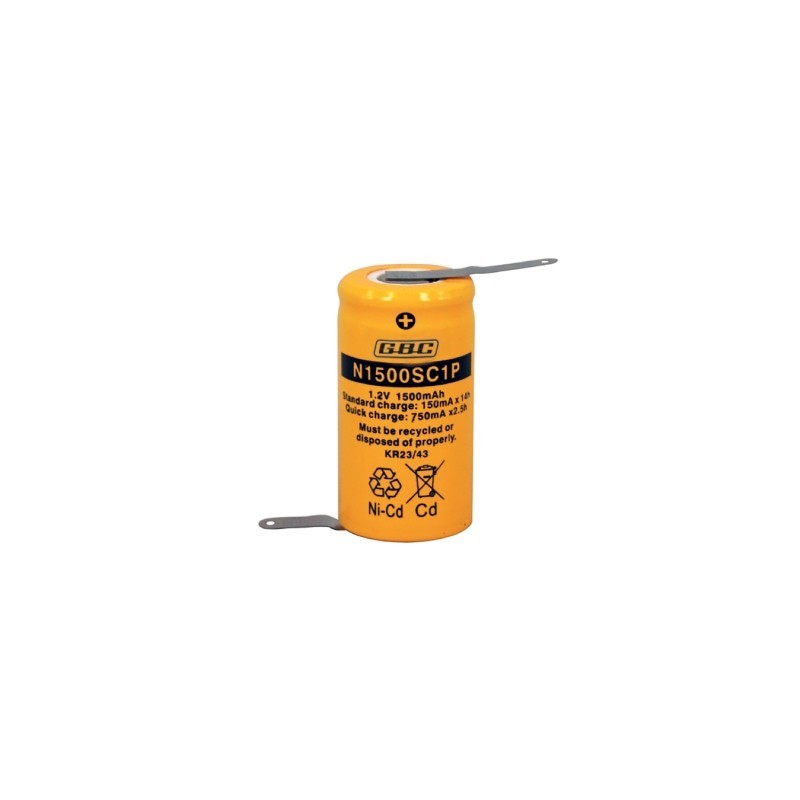 ELEMENTO RICARICABILE 1/2 TORCIA 1500ma (38200011)