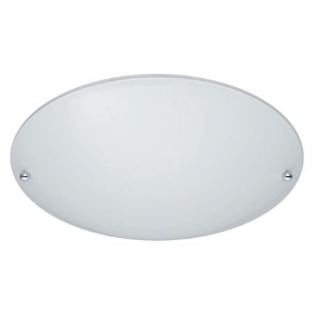 PLAFONIERA IN VETRO BIANCO Ø25