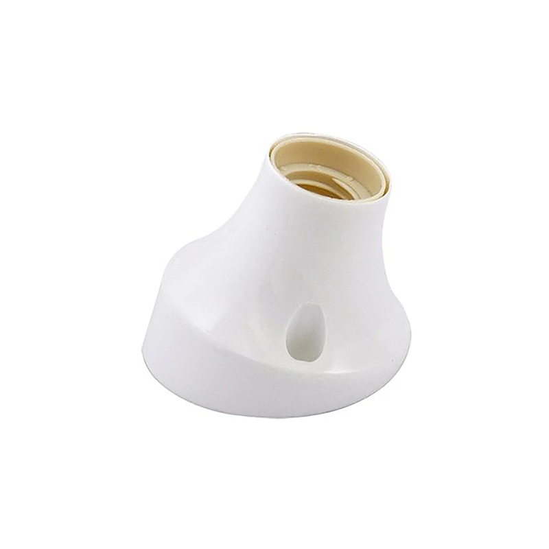 PORTALAMPADA A BASE CURVA E27 ABS