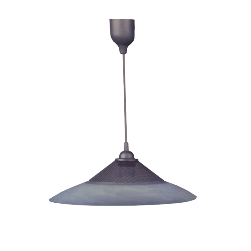 LAMPADARIO 1 LUCE Ø30 ACCIAIO/SATINATO