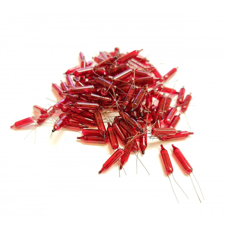 LAMPADINA A PISELLINO 12V ROSSO