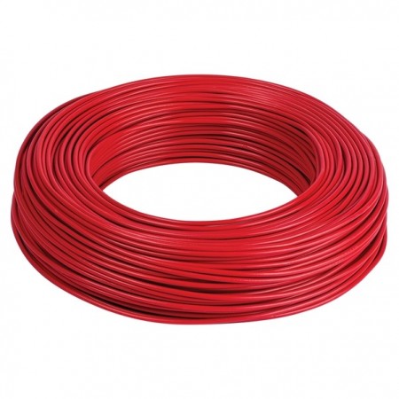 CAVO CORDICELLA FLESSIBILE 1X2,5 mm ROSSO