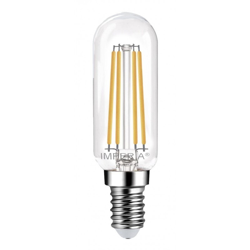LAMPADINA TUBOLARE A LED 4W E14 FILAMENTO