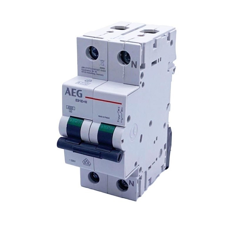 INTERRUTTORE MAGNETOTERMICO 2 MODULI 1P+N 10A PI 4500