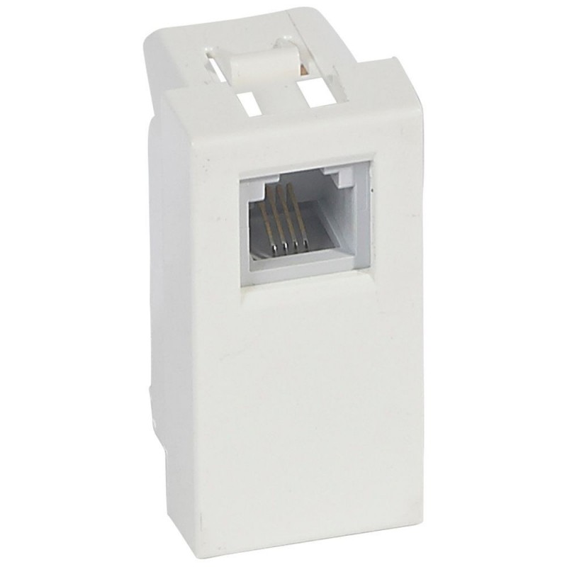 PRESA TELEFONICA PLUG RJ11 VELA BIANCA