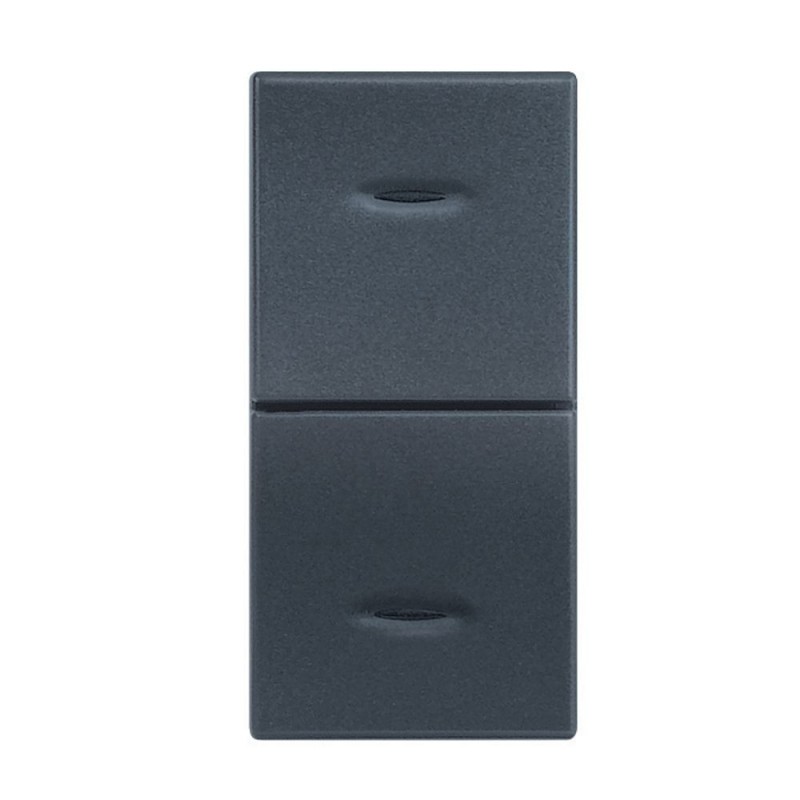 DOPPIO PULSANTE VELA SCURO