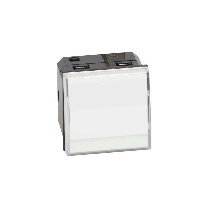 PULSANTE PORTANOME VELA BIANCO