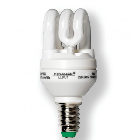 LAMPADINA FLUORESCENTE LILLIPUT 11W E14 DAYLIGHT INGENIUM PLUS