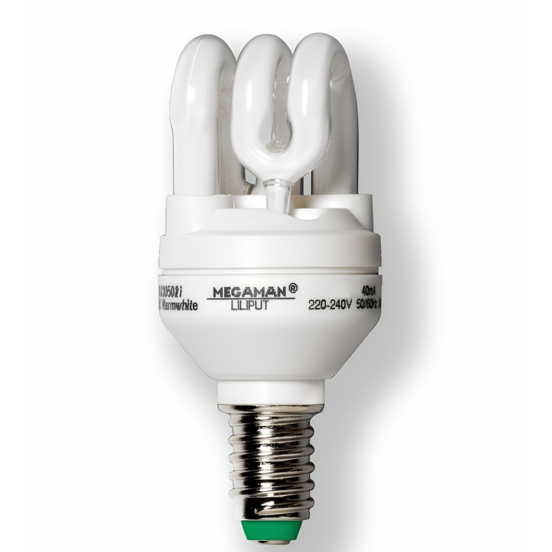 LAMPADINA FLUORESCENTE LILLIPUT 15W E14 DAYLIGHT INGENIUM PLUS