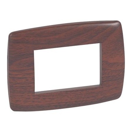 PLACCA 3 MODULI TEAK VELA TONDA