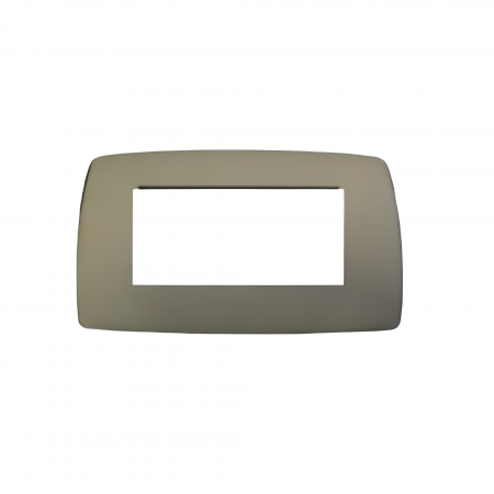 PLACCA 4 MODULI MALTO ABS VELA TONDA