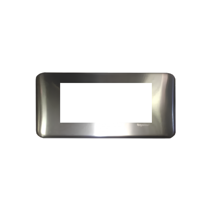 PLACCA 4 MODULI ALLUMINIO CROSS