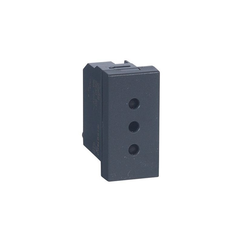 PRESA 10A VELA SCURA (articolo LEG683140 + LEG682912)
