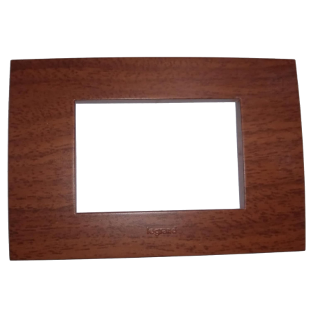 PLACCA 3 MODULI VELA QUADRA TEAK