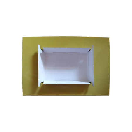 PLACCA 3 MODULI VELA QUADRA SENAPE LUCIDO