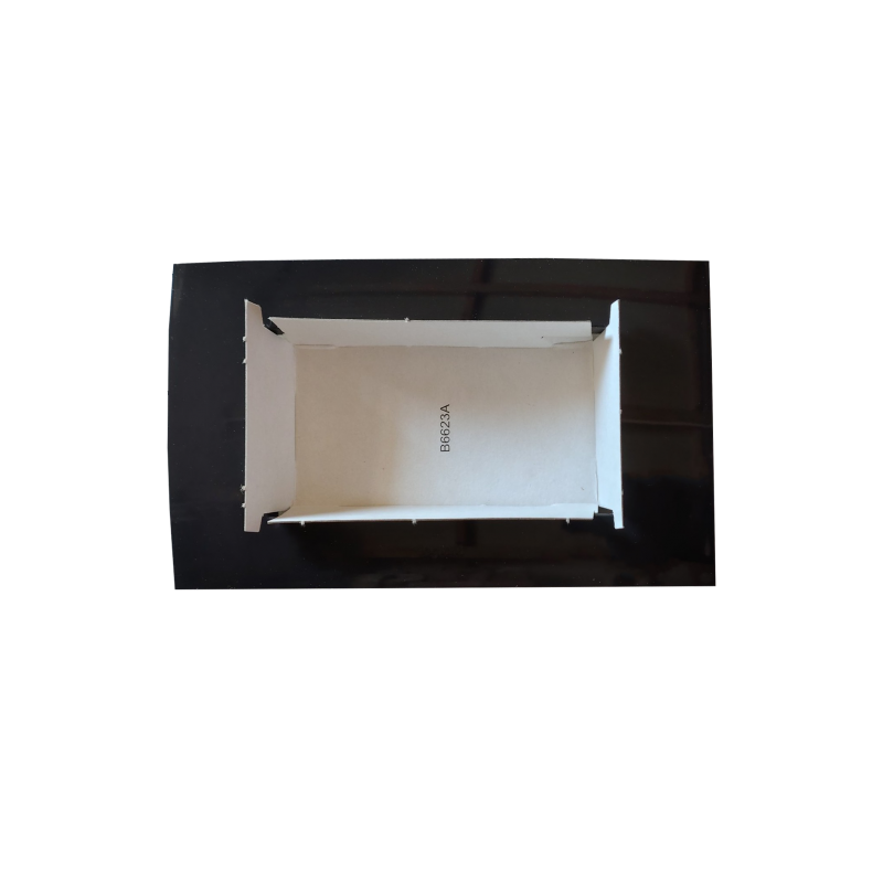 PLACCA 4 MODULI VELA QUADRA NERO LUCIDO